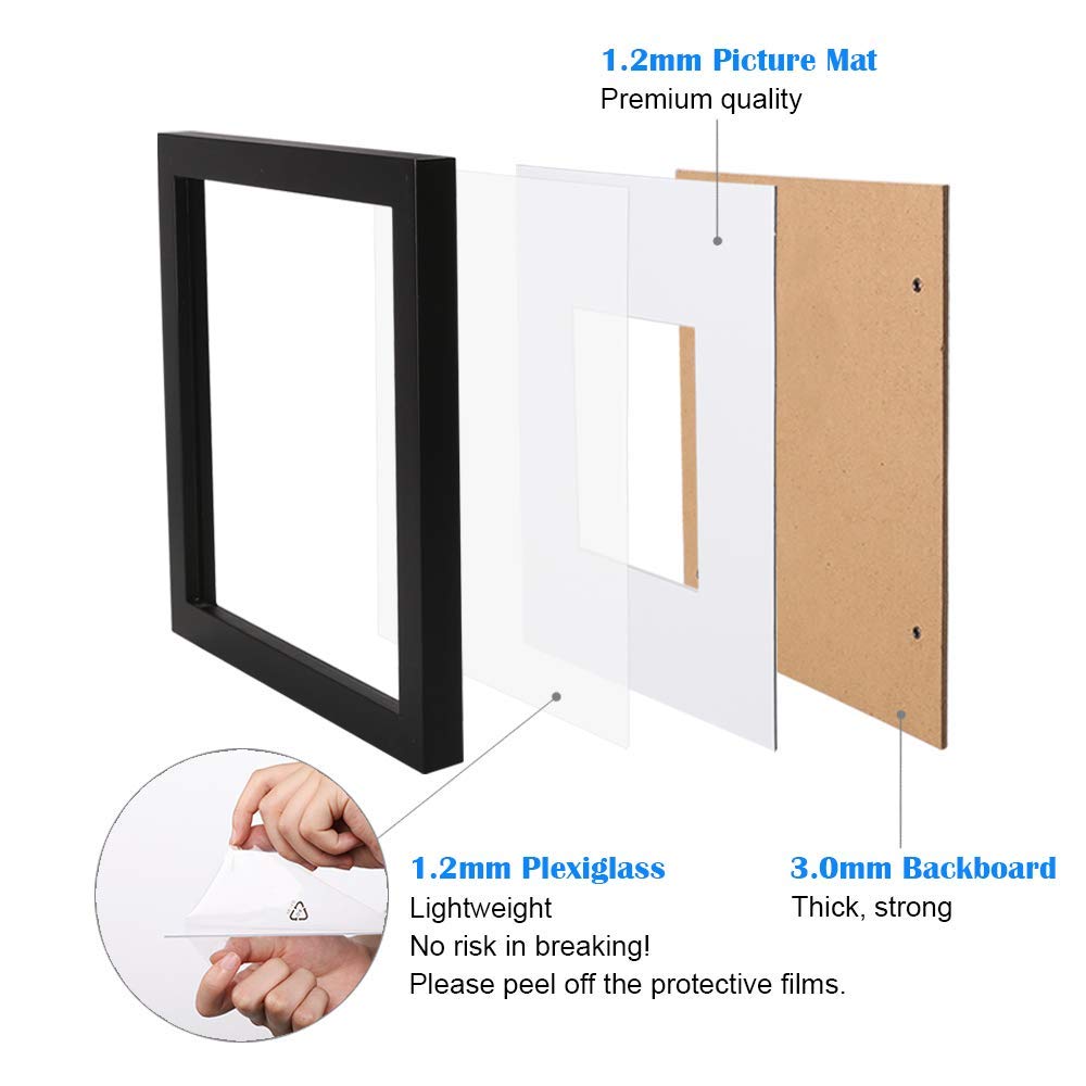 Egofine 12x12 frame dimension info highlights 11.6x11.6 opening