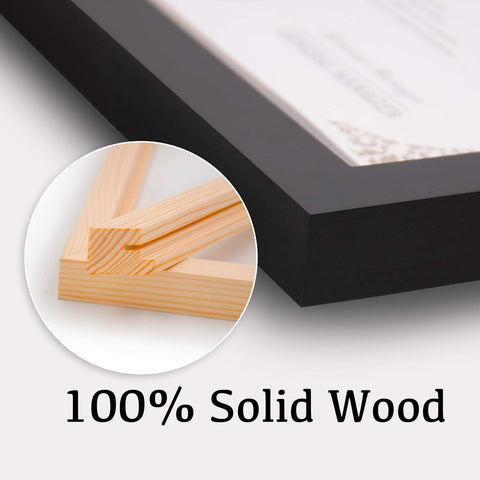 Egofine 12x12 frame wood grain closeup showing durable pine