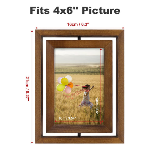 Egofine rotating frame side view showing 360-degree rotation