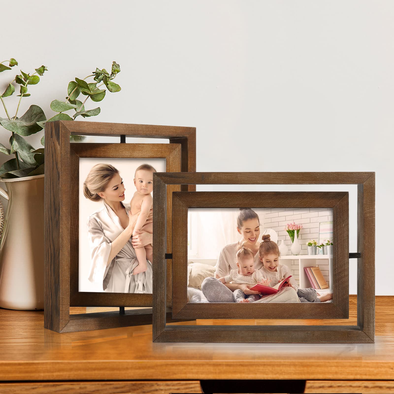 Egofine two-sided glass frame enables versatile display options