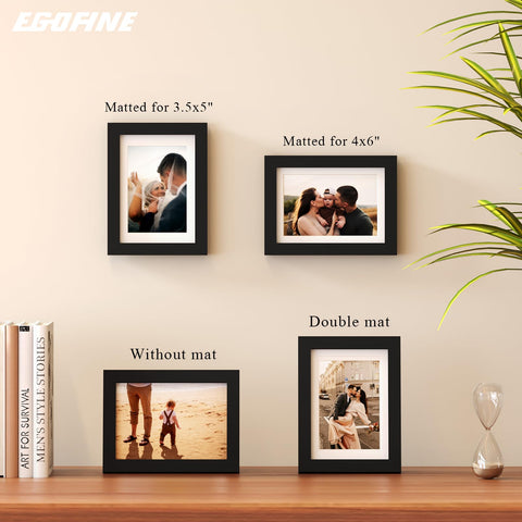 Egofine 5x7 frame without mat for full-photo showcase.