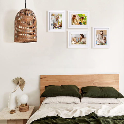 Egofine 8x10 frame with 4x6 mat inset for compact photos