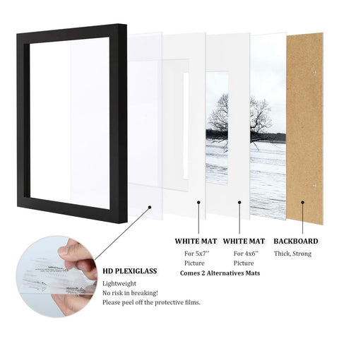 Egofine 8x10 frame outer dimensions 9x11 inches ready for 8x10 photos
