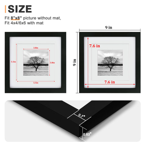 Egofine 8x8 no-mat frame for a clean, full-bleed presentation.