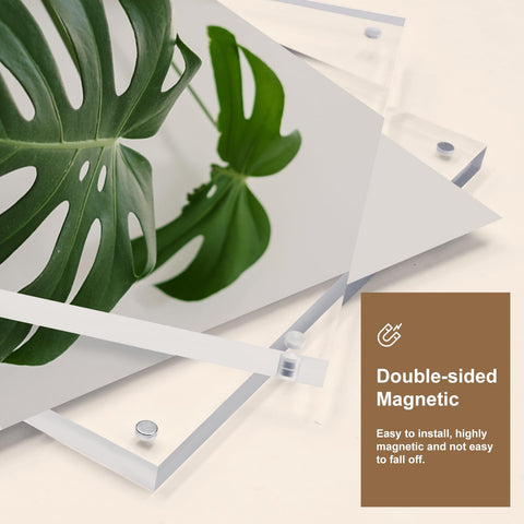Egofine frame showing double-sided magnets for easy swaps