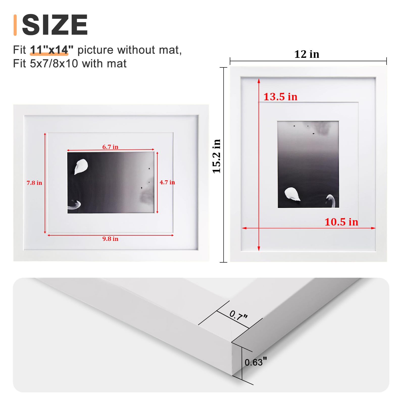 Egofine plexiglass front and easy-load back panel keep memories secure and accessible.