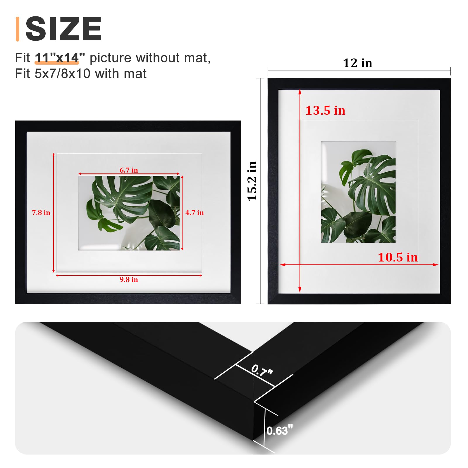 Back of Egofine frame with protective plexiglass film