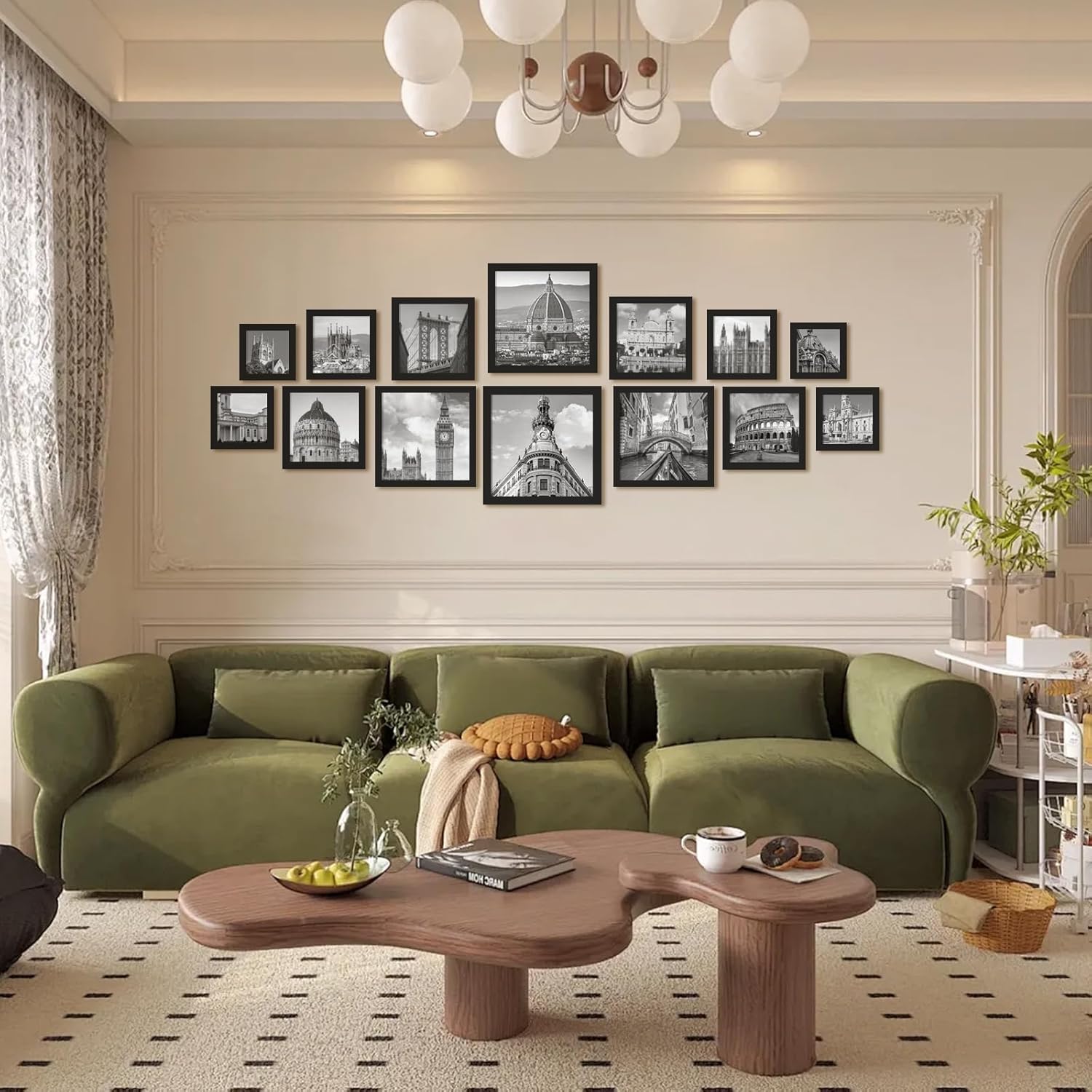 Egofine wall-mount-ready frame saves wall space with style.