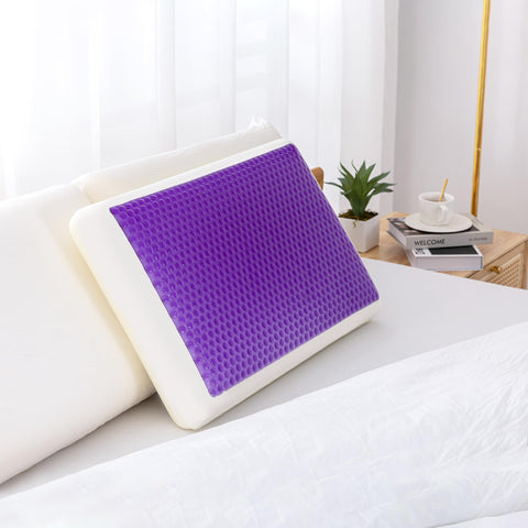 Egohome all-season comfort setup in bed for year-round use.