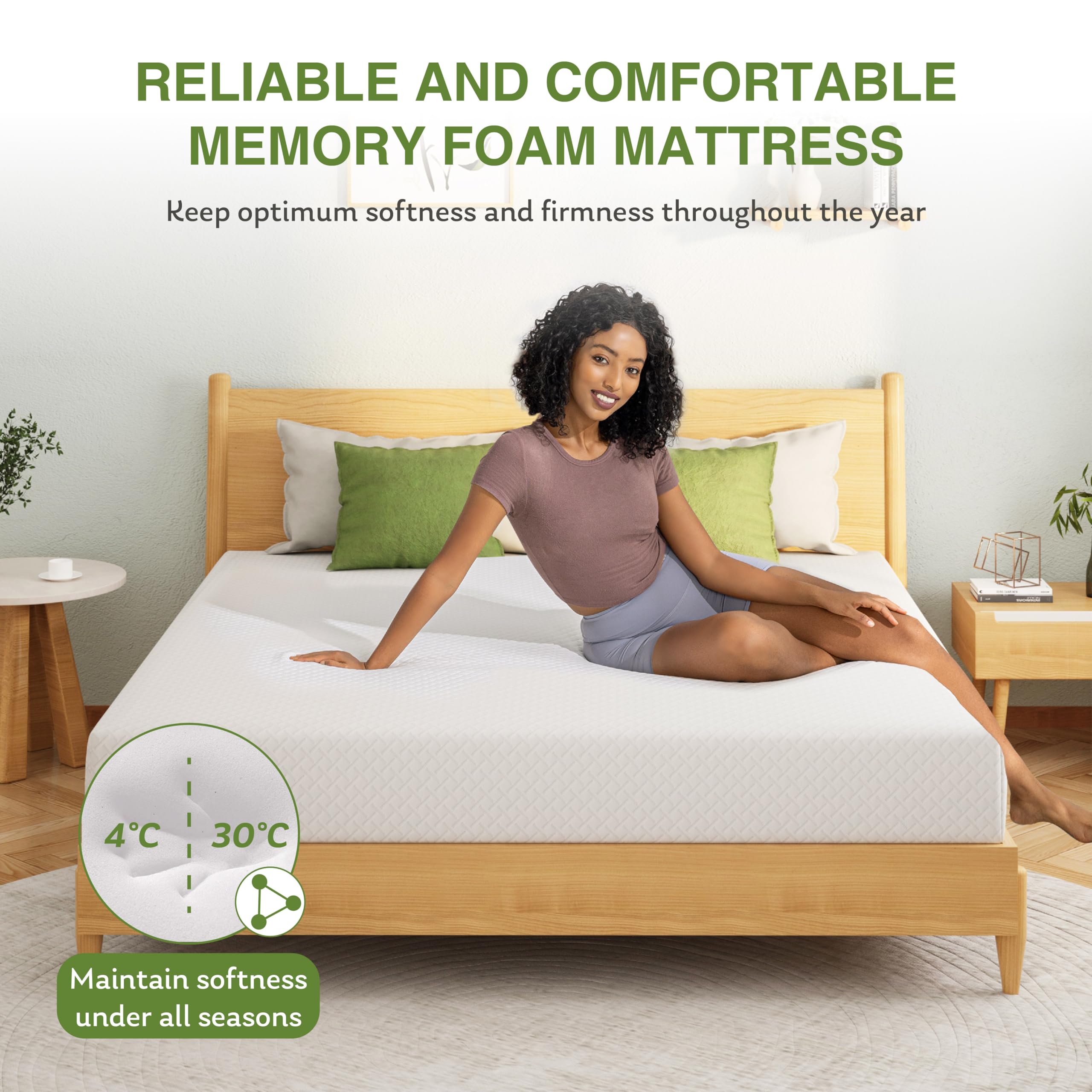 EGOHOME CertiPUR-US certified mattress ensures safe, durable materials for kids.
