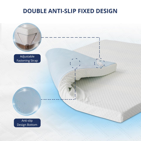EGOHOME CertiPUR-US and OEKO-TEX certified memory foam for safer materials.