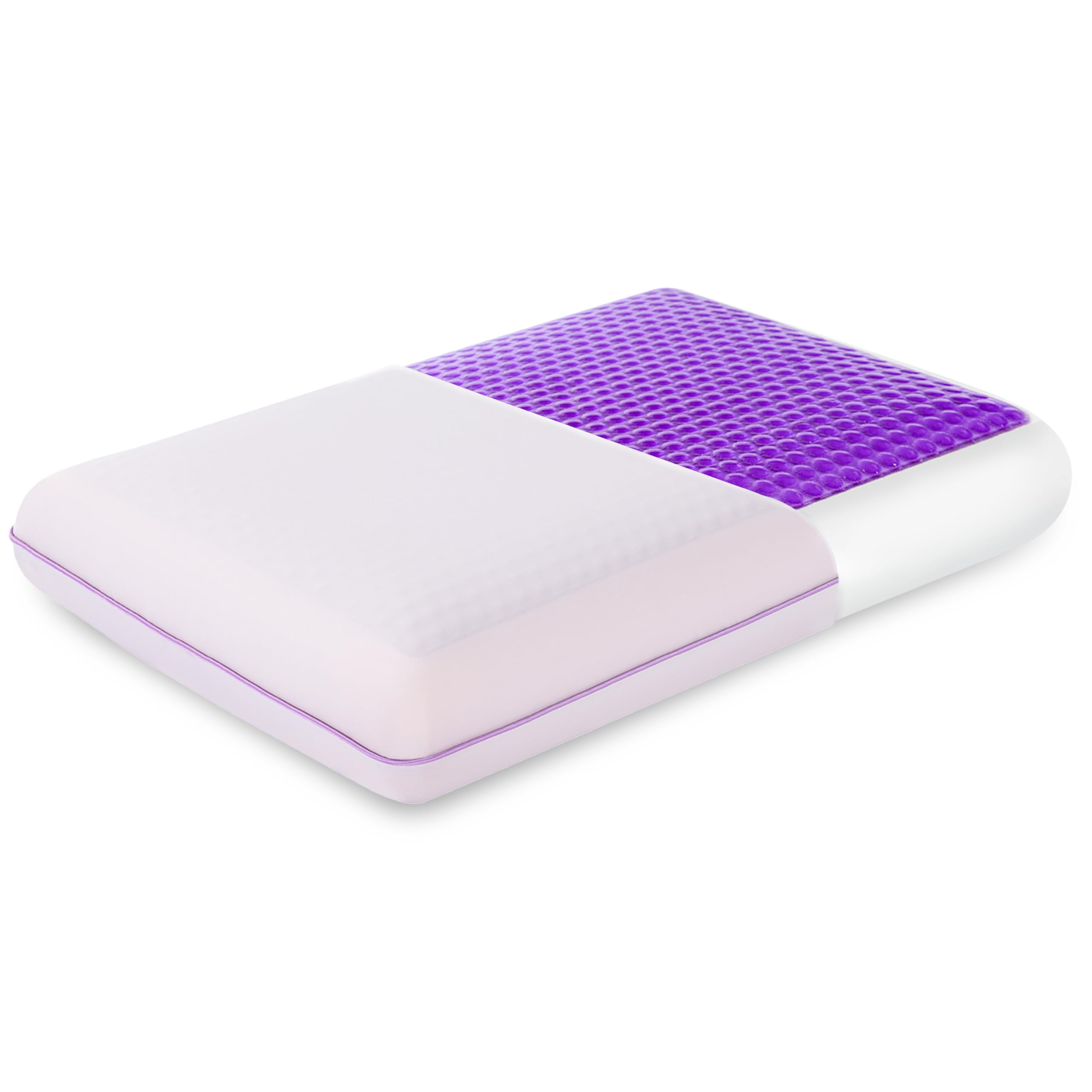 Egohome cooling gel memory foam pillow front view for refreshing sleep.