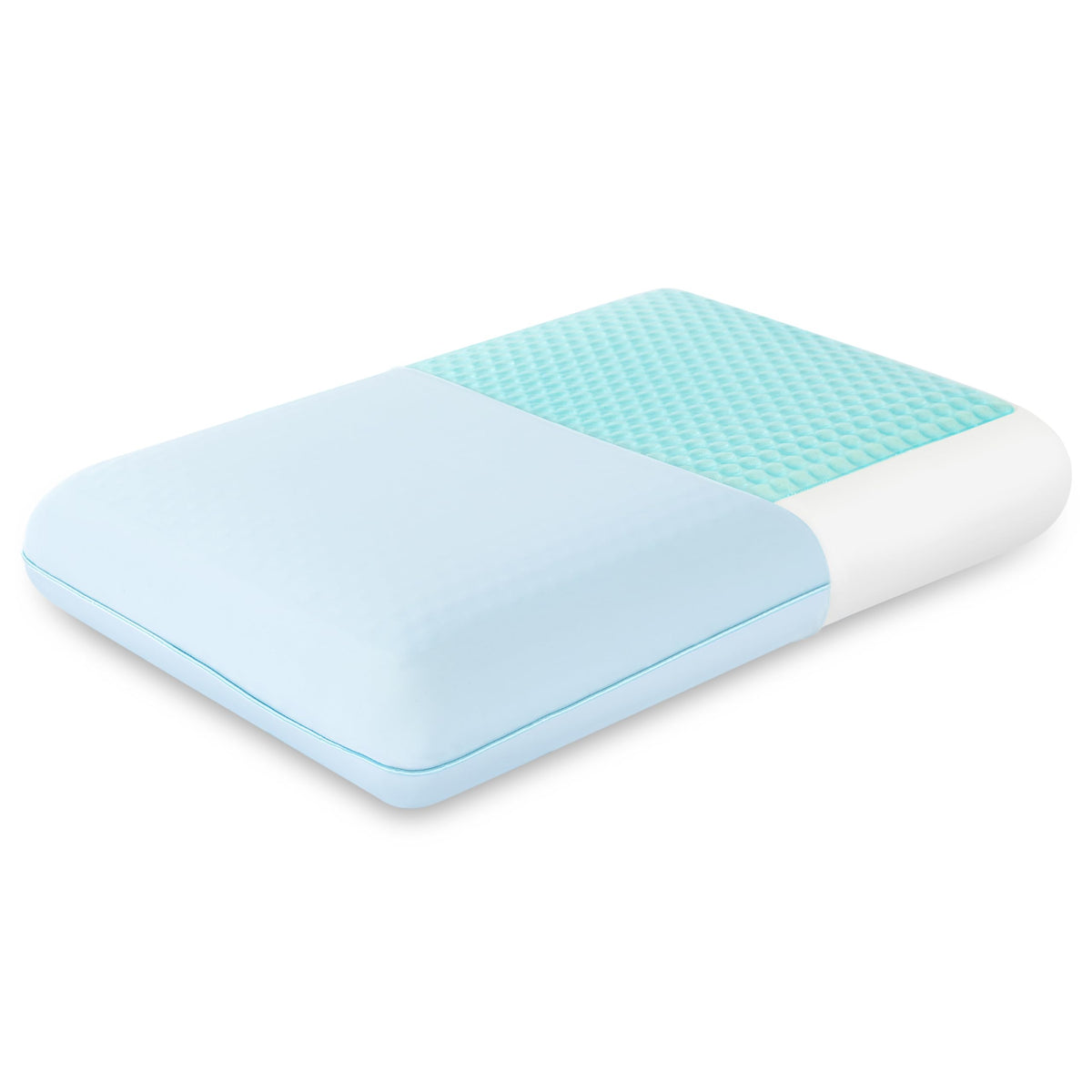 EGOHOME cooling gel memory foam pillow front view for refreshing comfort
