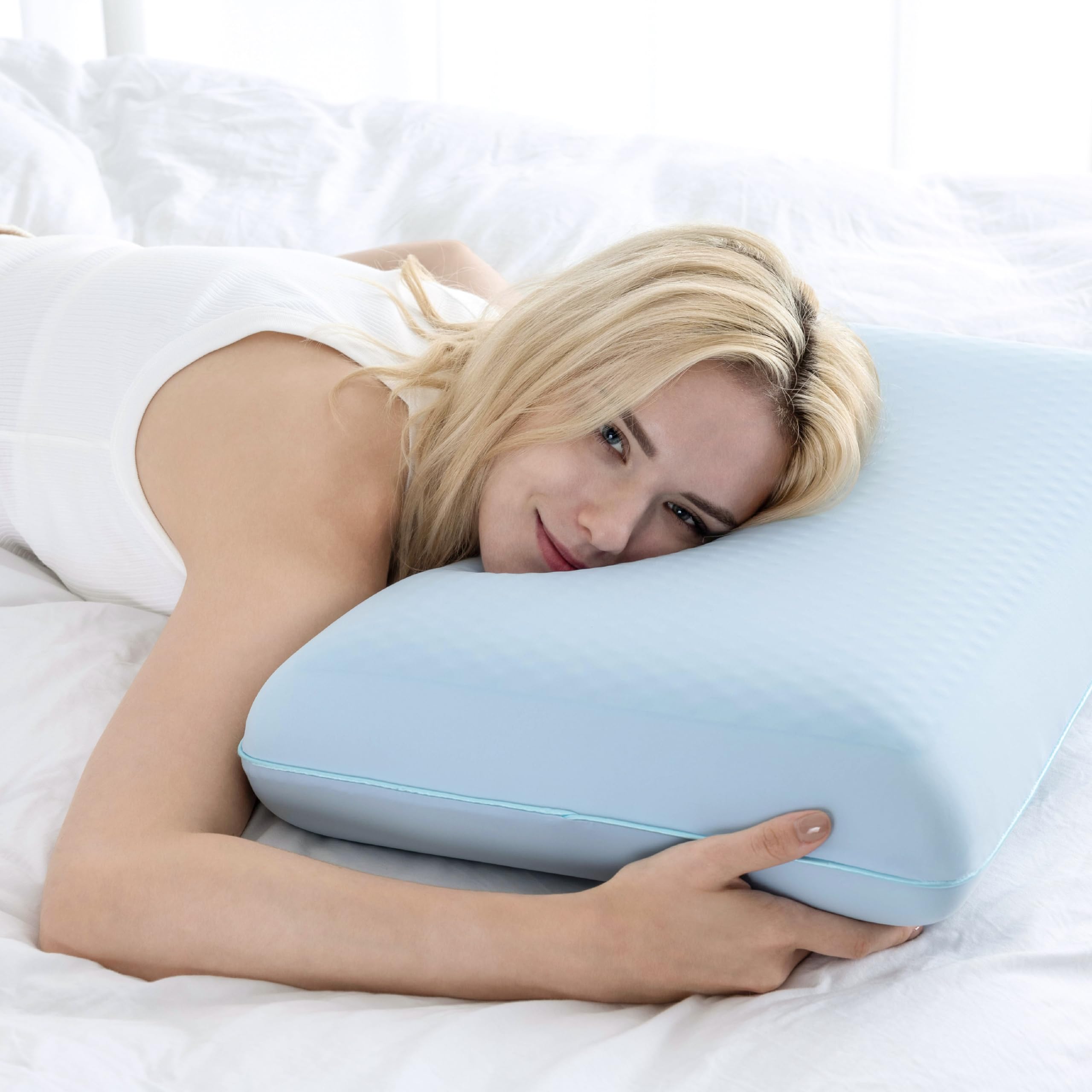 EGOHOME side view shows neck support for various sleep positions