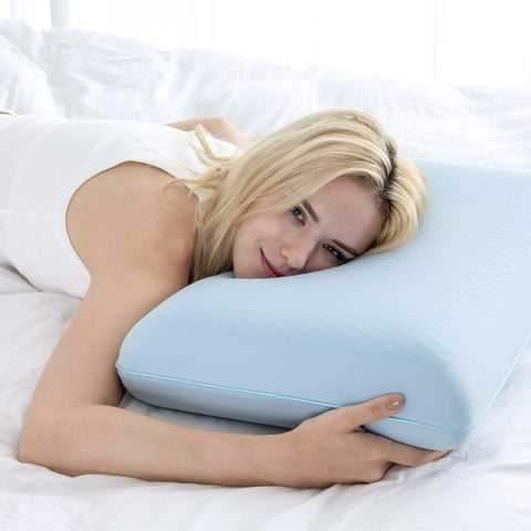 EGOHOME side view shows neck support for various sleep positions