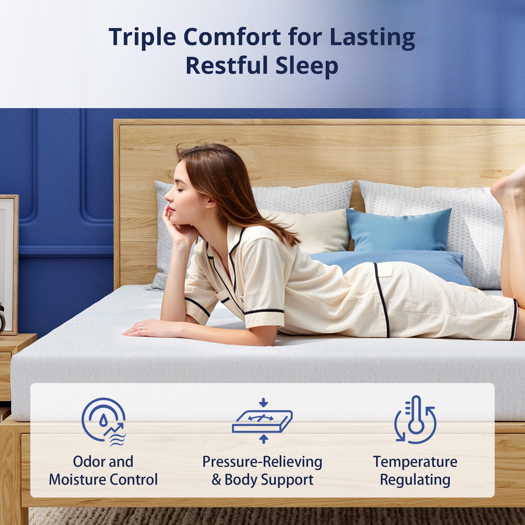 EGOHOME removable machine-washable cover enables quick cleaning.