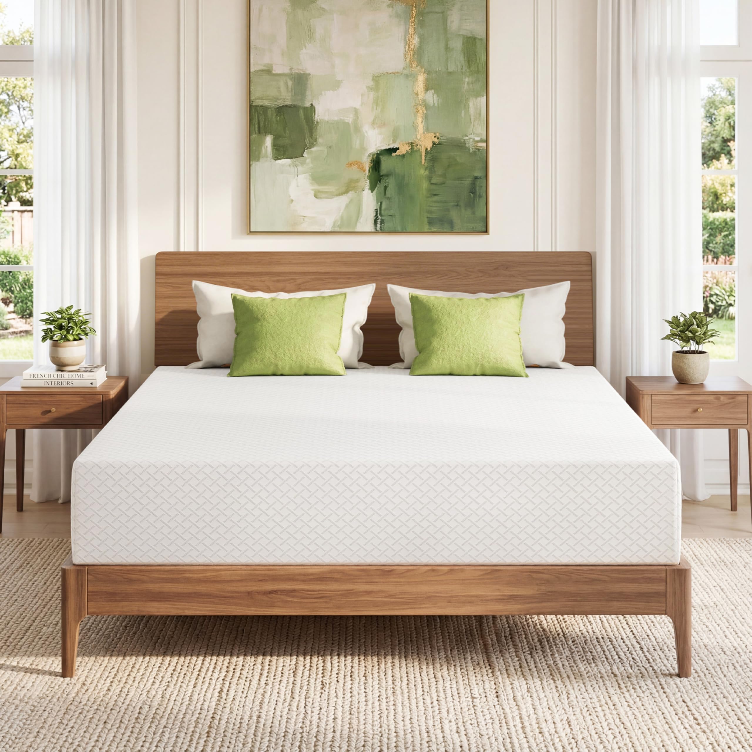 EGOHOME twin XL memory foam mattress box for easy unboxing and setup.