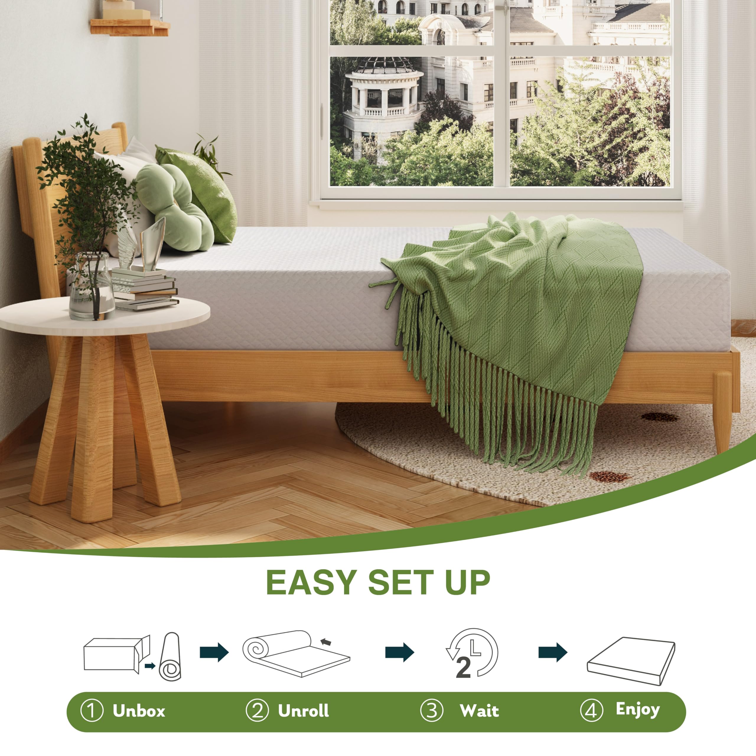 EGOHOME Twin XL stable softness and firmness across temperatures.