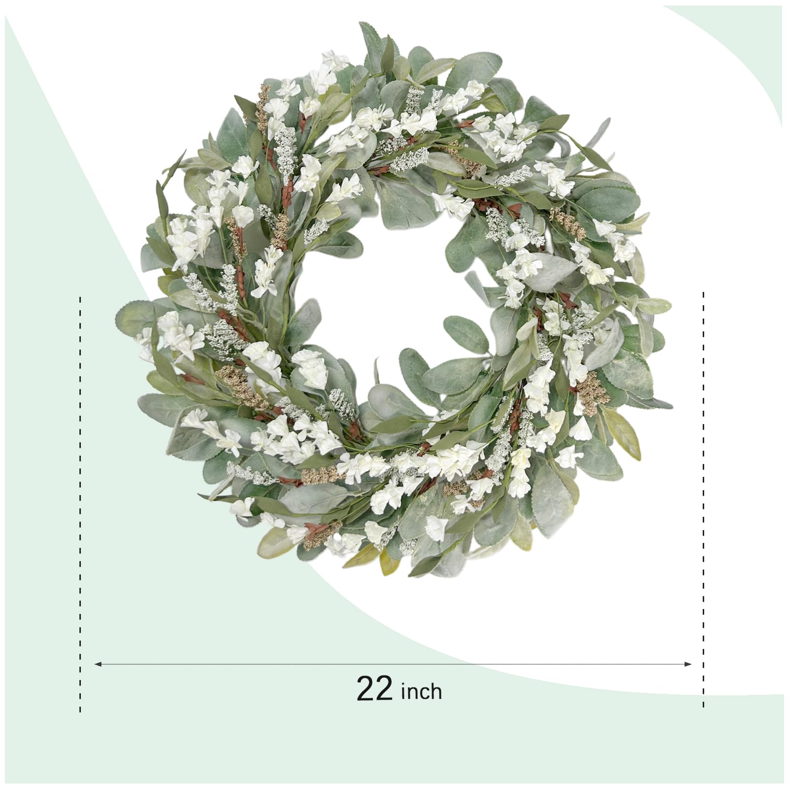 egolot 22in entryway wreath suits doors and walls, a thoughtful gift idea.