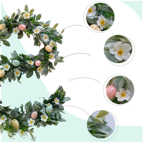egolot lamb ears leaves garland adds year-round greenery indoors.