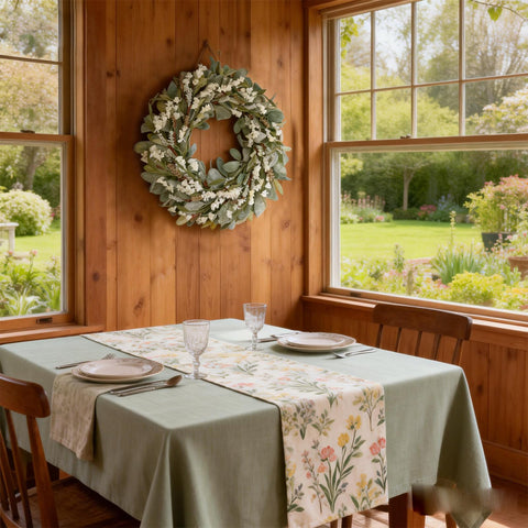 egolot rustic farmhouse wreath blends greenery with neutral florals for cozy decor.