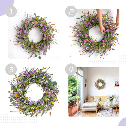 egolot wildflowers detail adds cheerful seasonal color.