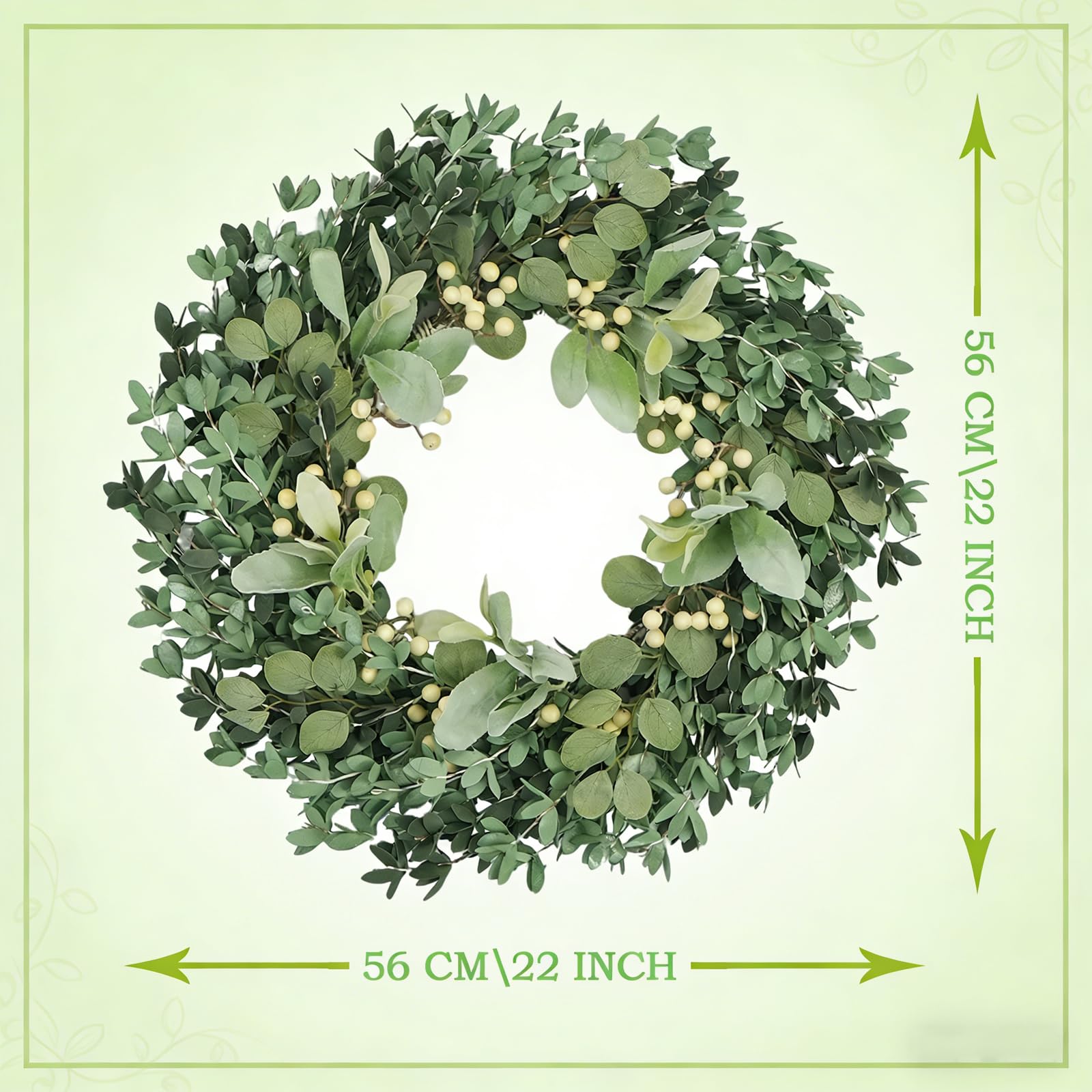 Egolot wreath-fluffing guide for restoring fullness before hanging.