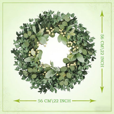 Egolot wreath-fluffing guide for restoring fullness before hanging.