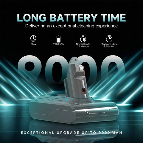 LED indicator on EGR V6 battery showing charging status