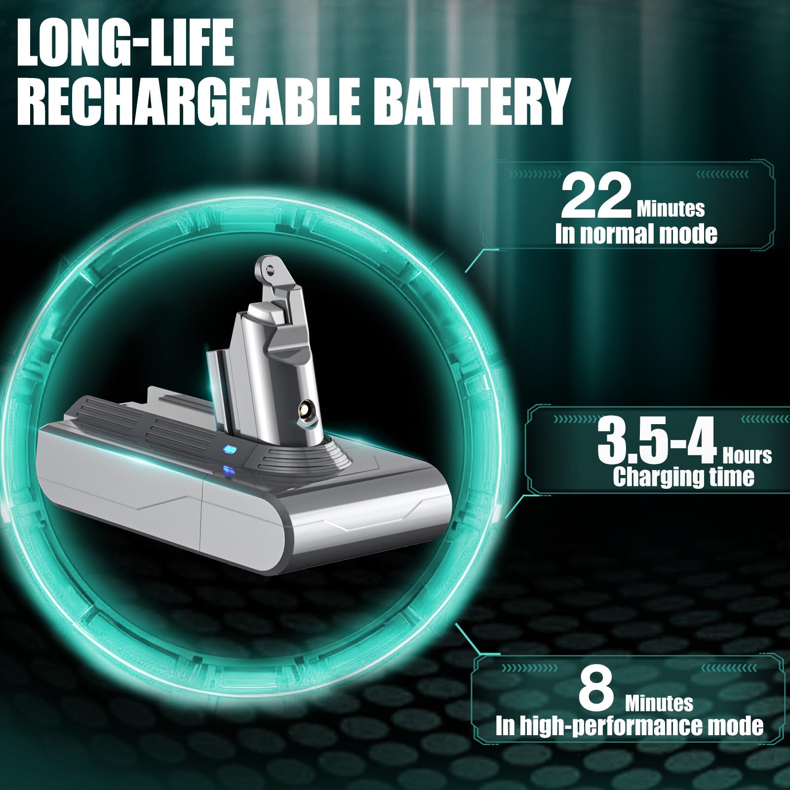 EGR battery anti-slip design keeps it stable while charging