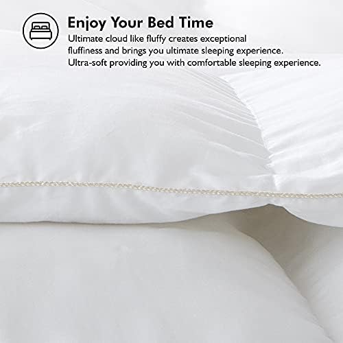 Egyptian Bedding eight corner loops anchor the duvet cover to prevent shifting
