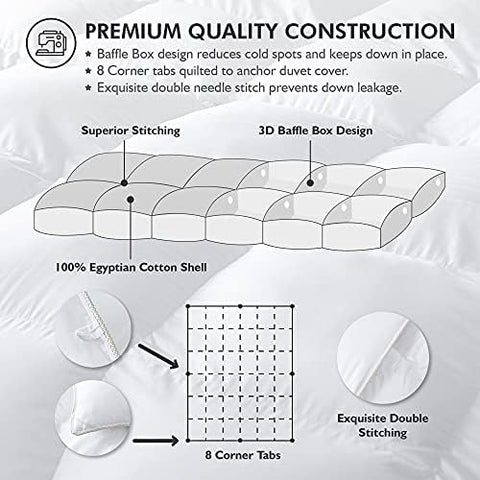 EGYPTIAN BEDDING noiseless ultra-soft finish for peaceful sleep