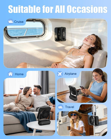 Ehoyal travel companion ideal for cruises, camping, and planes.
