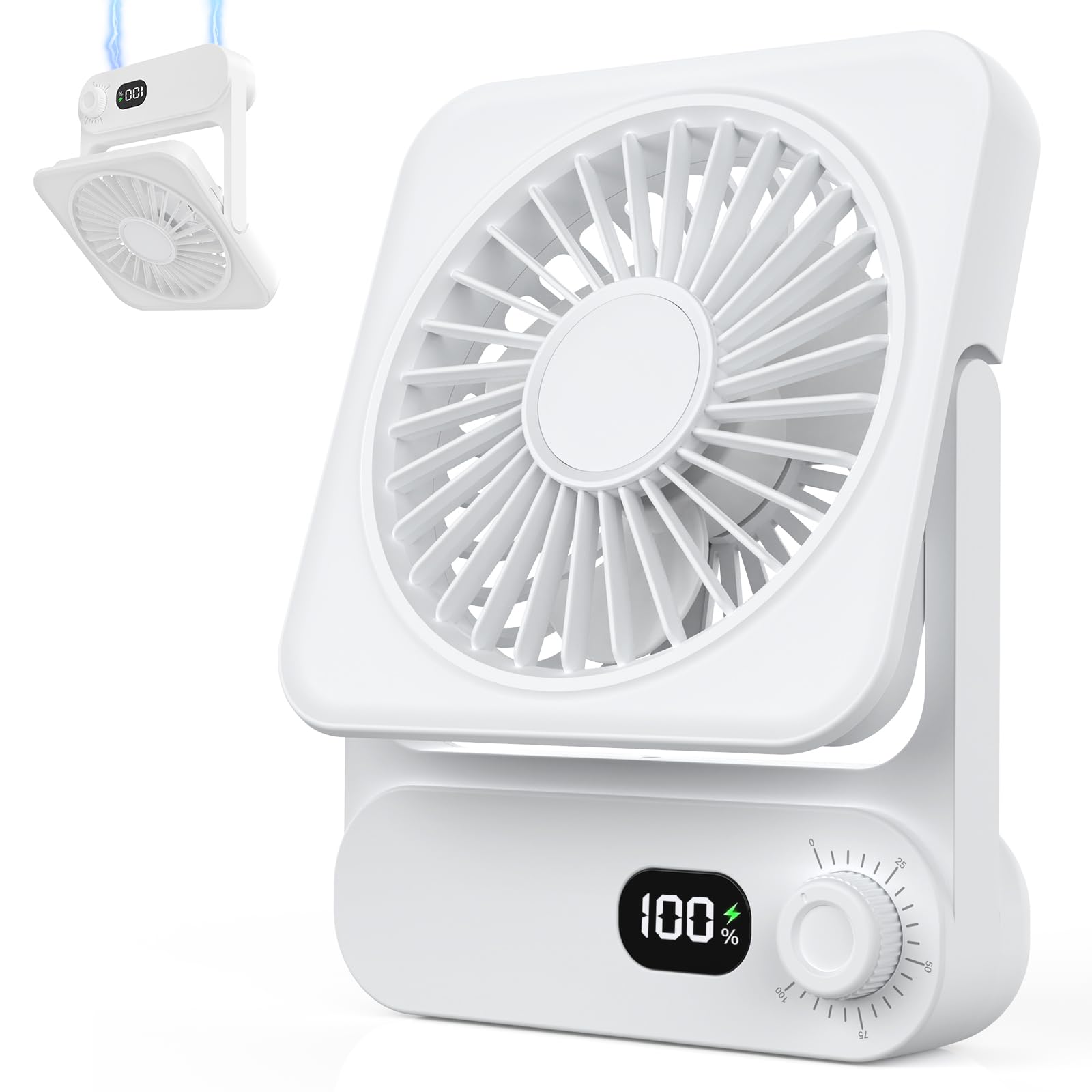 Ehoyal magnetic-base mount for secure cooling on metal cabin surfaces.