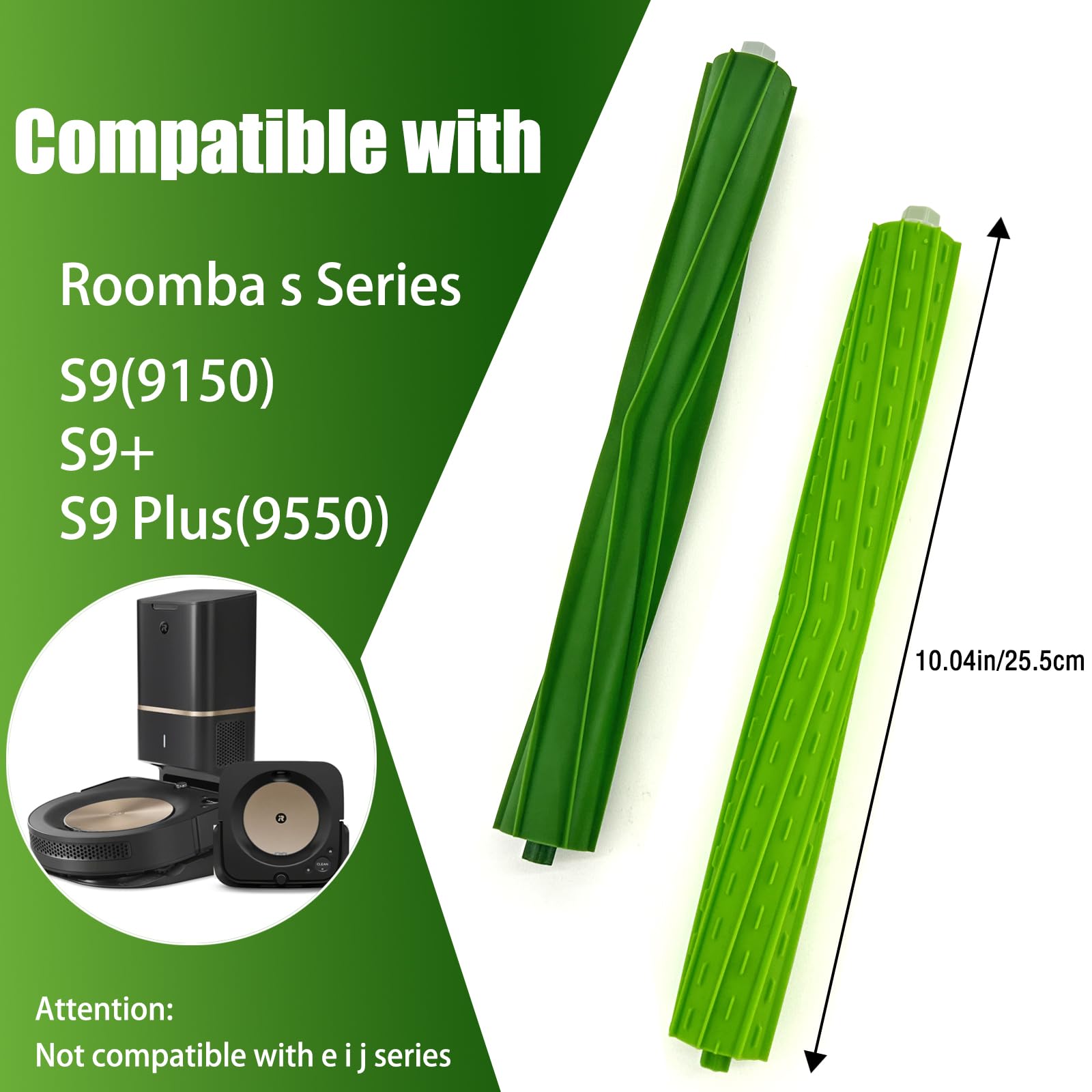 Eifrthe Roomba s9 replacement rollers assembly set shows quick tool-free setup