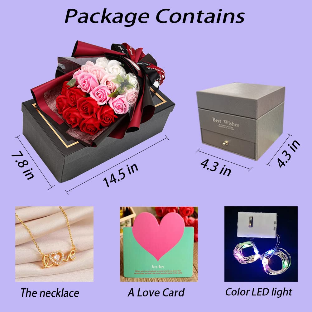 EIGHTOWN preserved rose flowers arranged in a box for a keepsake gift