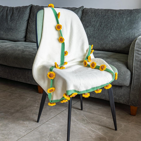 Eightown seasonal decor sunflower throw brightening spaces across seasons