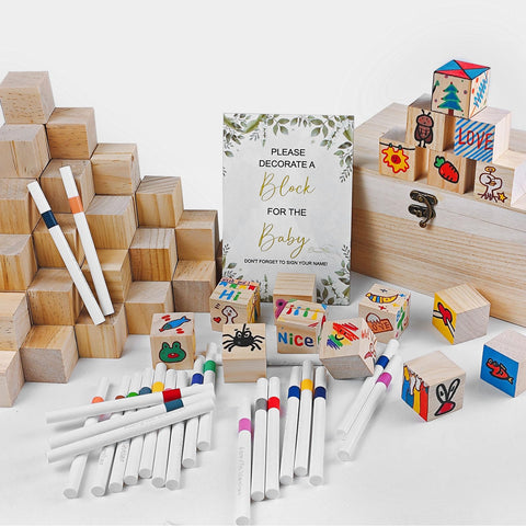 EIGTWEN 24 acrylic paint pens for vibrant color on wood