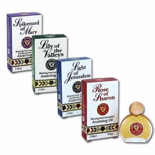Ein Gedi Light of Jerusalem oil bottle for spiritual rituals and a soothing aroma