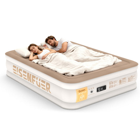 Eisenfuer Queen mattress in a guest room setup for comfortable stays.