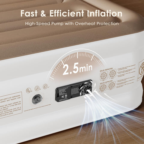 EISENFUER air mattress 80x40 dimensions fit taller sleepers and guest rooms.