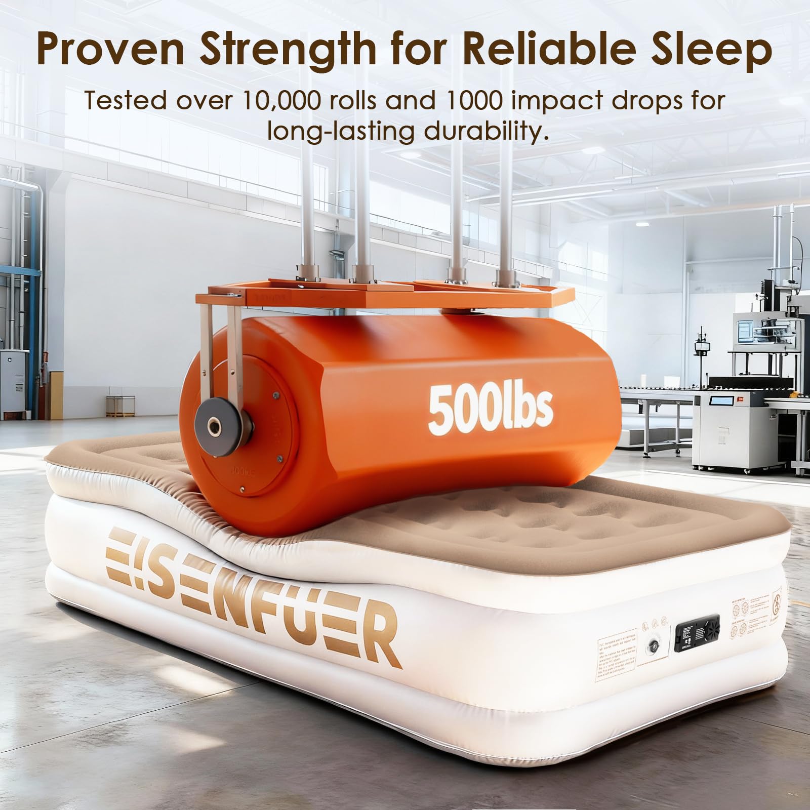 EISENFUER quick deflate for fast packing and easy storage