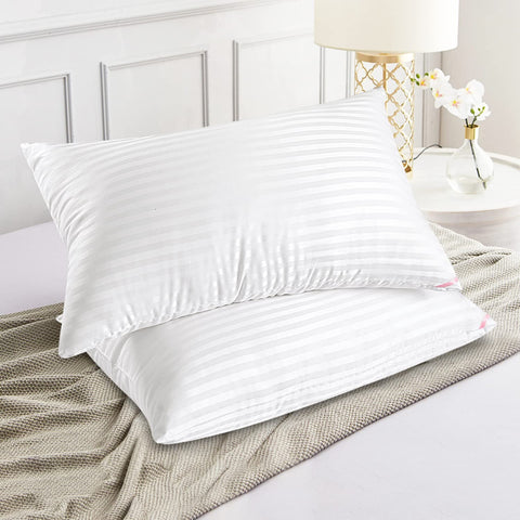 EIUE bed pillows 4-pack breathable cotton cover keeps skin cool