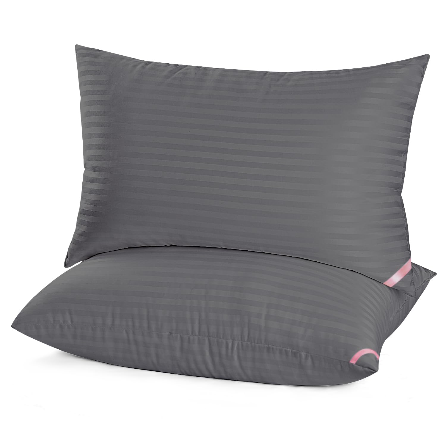 EIUE bed pillows 20x30 provide plush support for side and back sleepers.