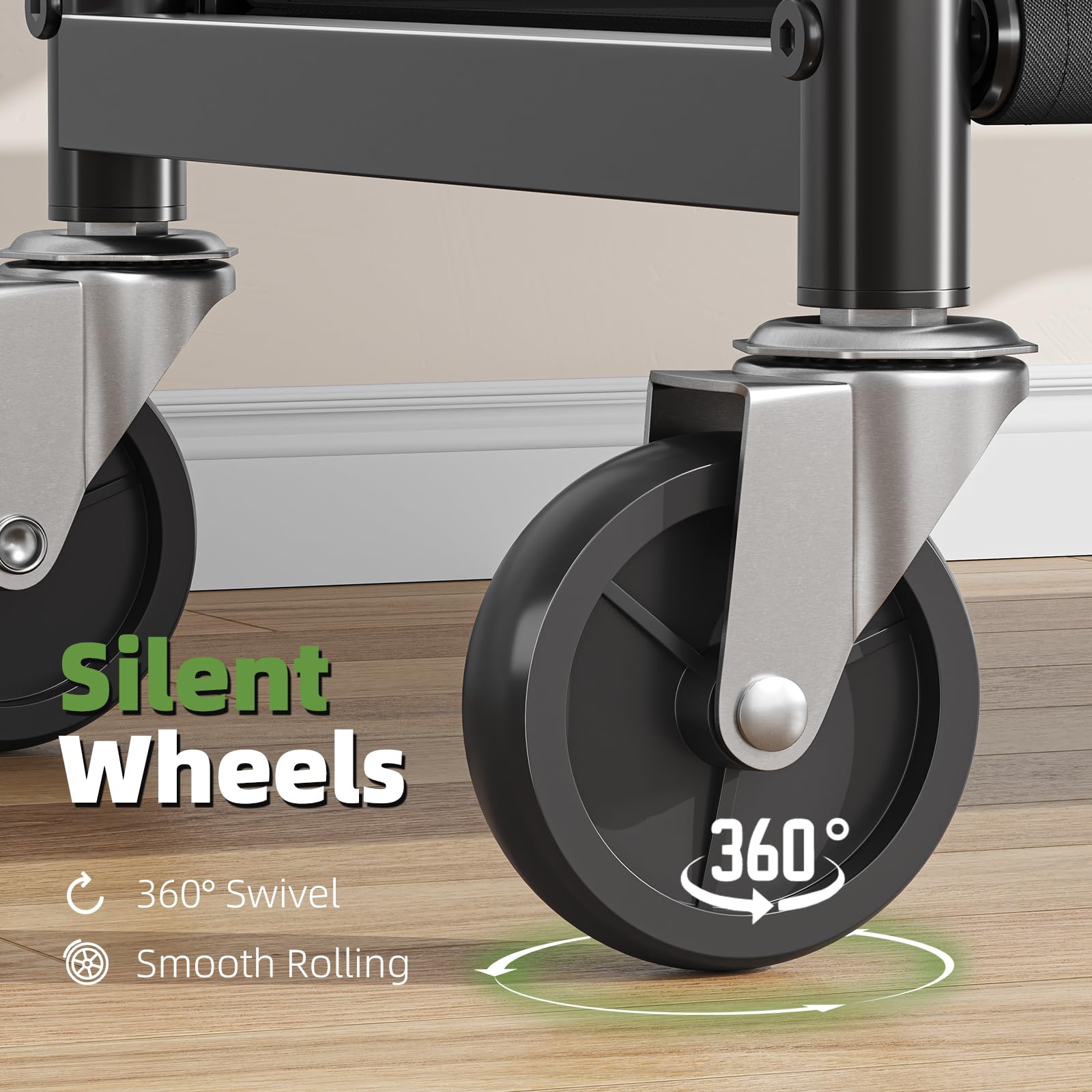 Ekisemio adjustable shelves support tall items and bins for flexible storage.