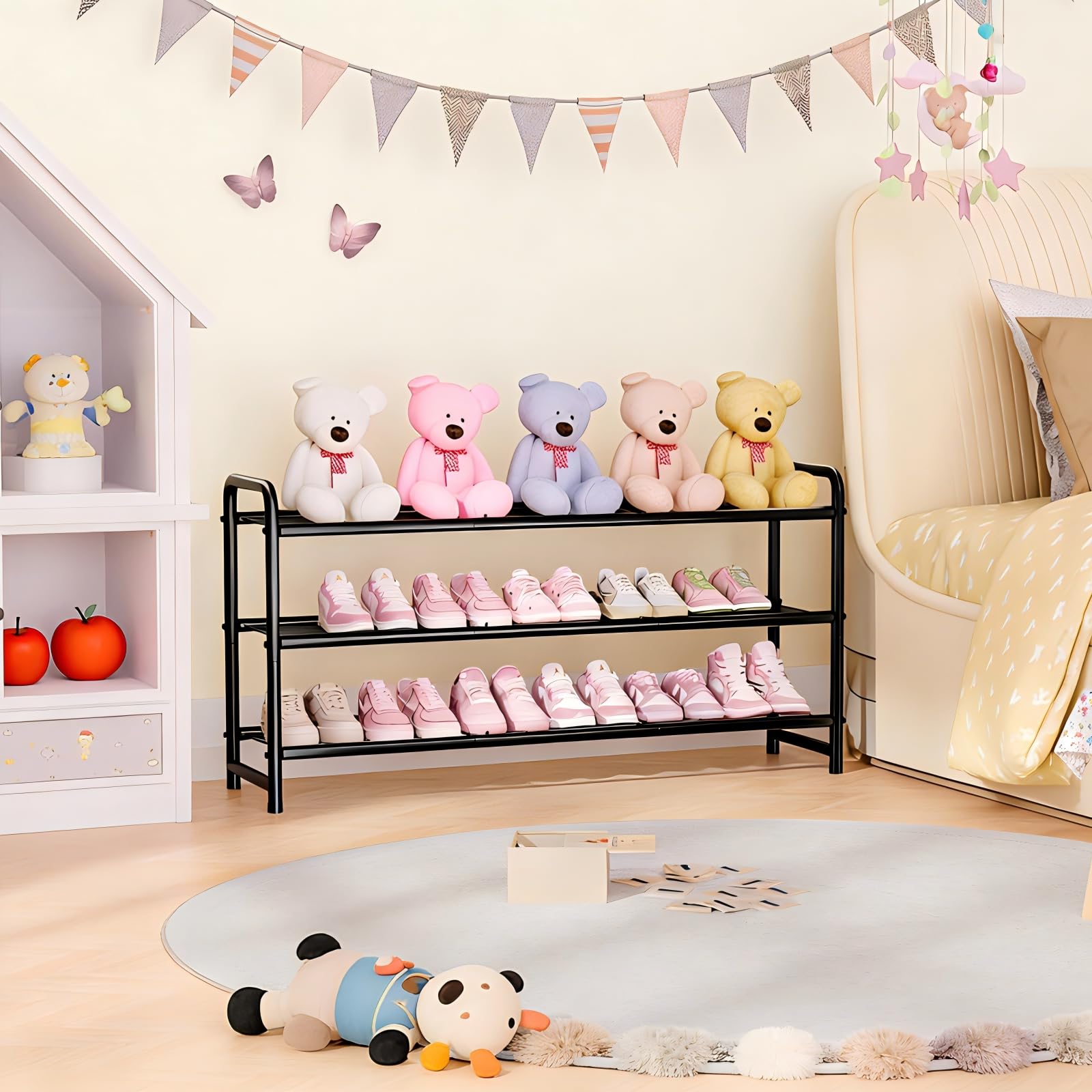 Ekisemio entryway and bedroom storage turns cluttered spaces into organized zones.