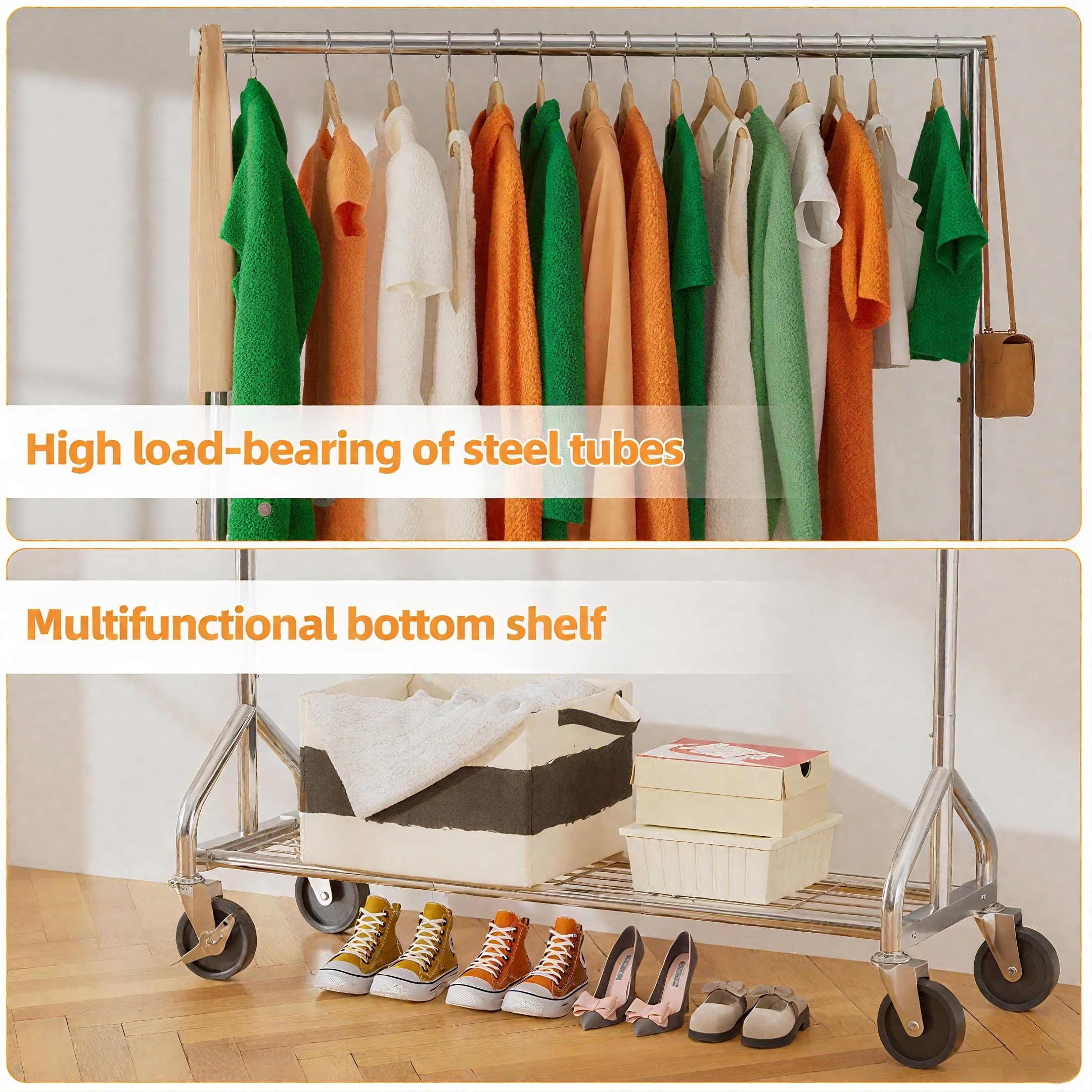 Ekisemio wheels with locking mechanism ensure stability during use.