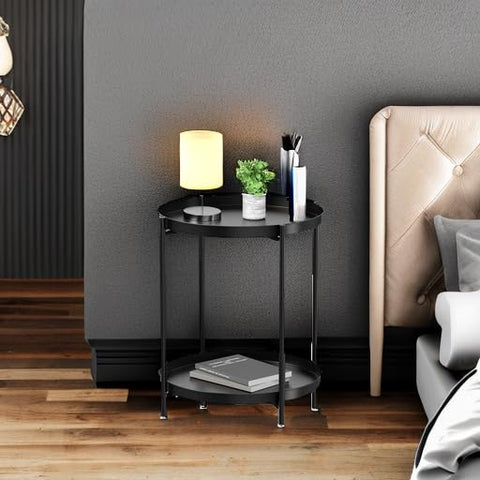 EKNITEY removable tray with rounded edges supports safe serving.