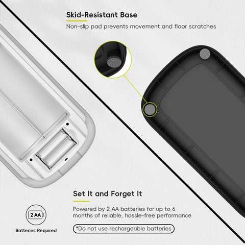 EKO Astro Slim Sensor Trash Can with soft-close, retractable lid in action.