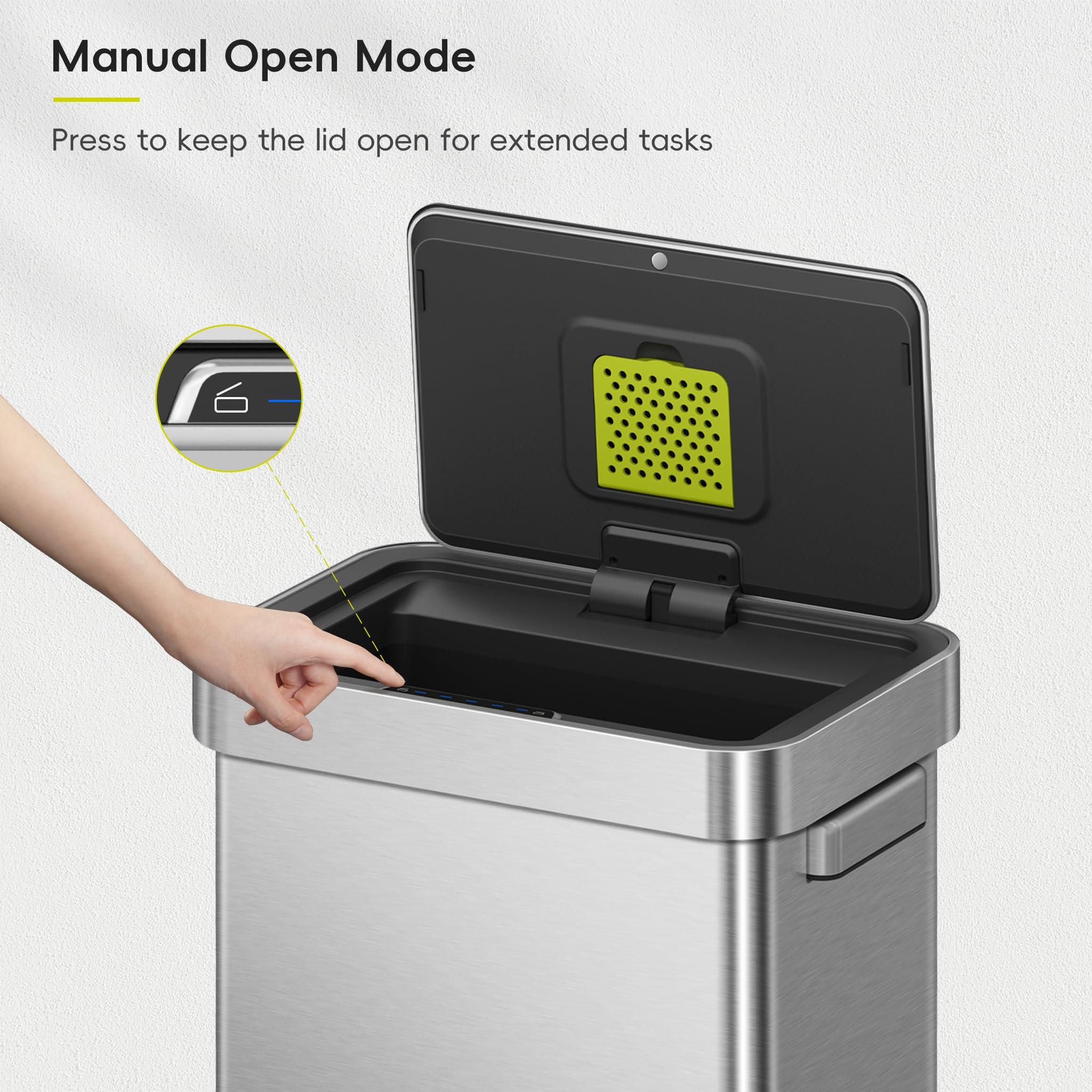 EKO Deluxe Mirage-T in modern kitchen setting demonstrates generous 50L capacity.